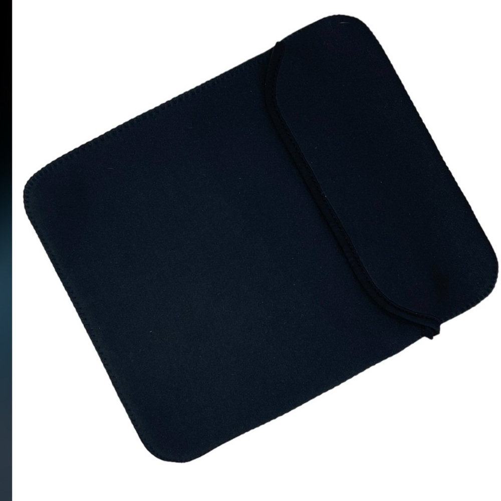 MINI NEOPRENE LAPTOP/TABLET SLEEVE BLACK NIP 11X9 13” CORNER TO CORNER